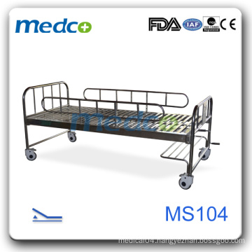 Stainless steel hospital bed frame with leg MS104